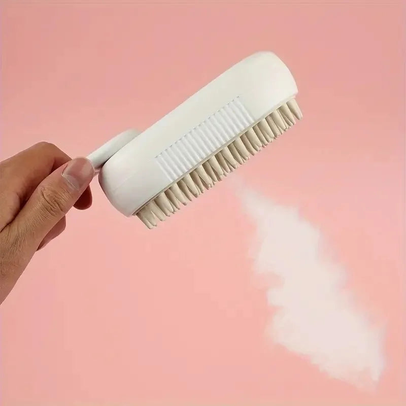 2-in-1 Pet Grooming Brush – Remove Loose Hair & Clean with Built-in Water Tank