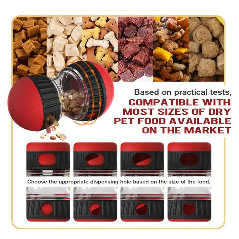 Interactive Treat Ball for Dogs – IQ Slow Feeder Toy for Training & Fun