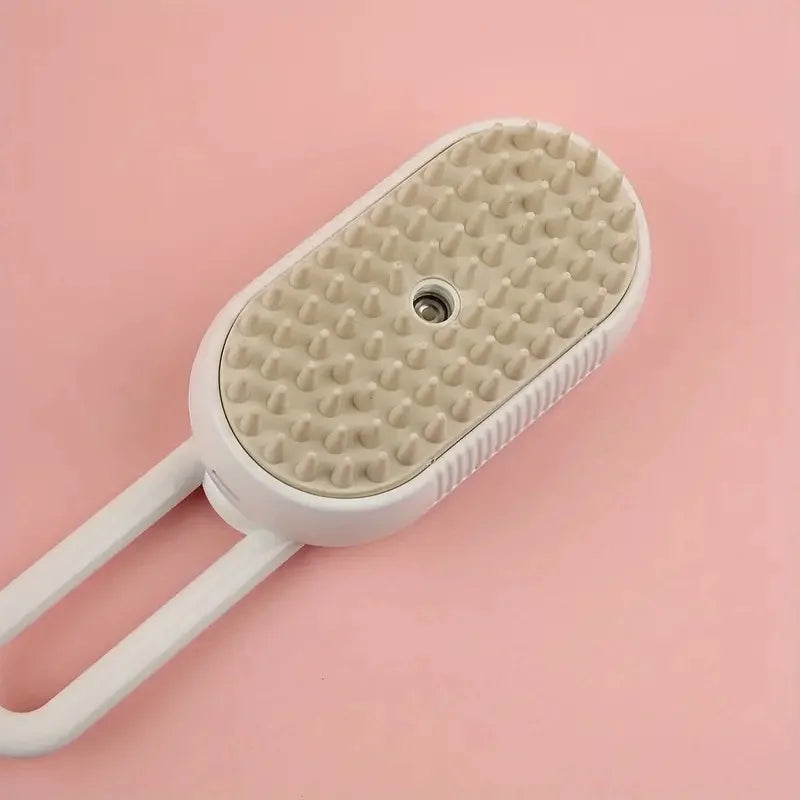 2-in-1 Pet Grooming Brush – Remove Loose Hair & Clean with Built-in Water Tank